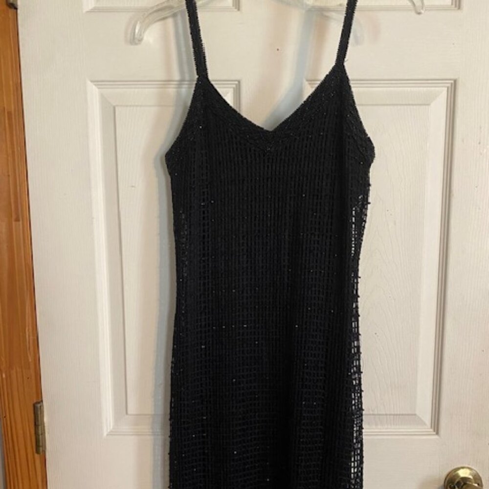 Vintage Brilliante Beaded Evening Gown Size M